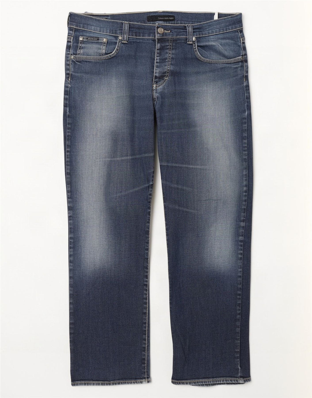 Calvin Klein Jean droit W36 L31 homme bleu