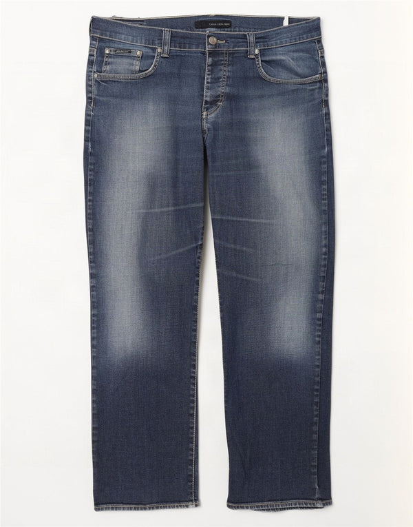Calvin Klein Jean droit W36 L31 homme bleu