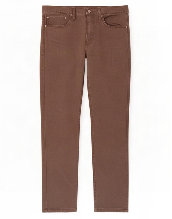 Levi's Pantalon 511 Slim Casual W34 L32 Homme Marron Coton
