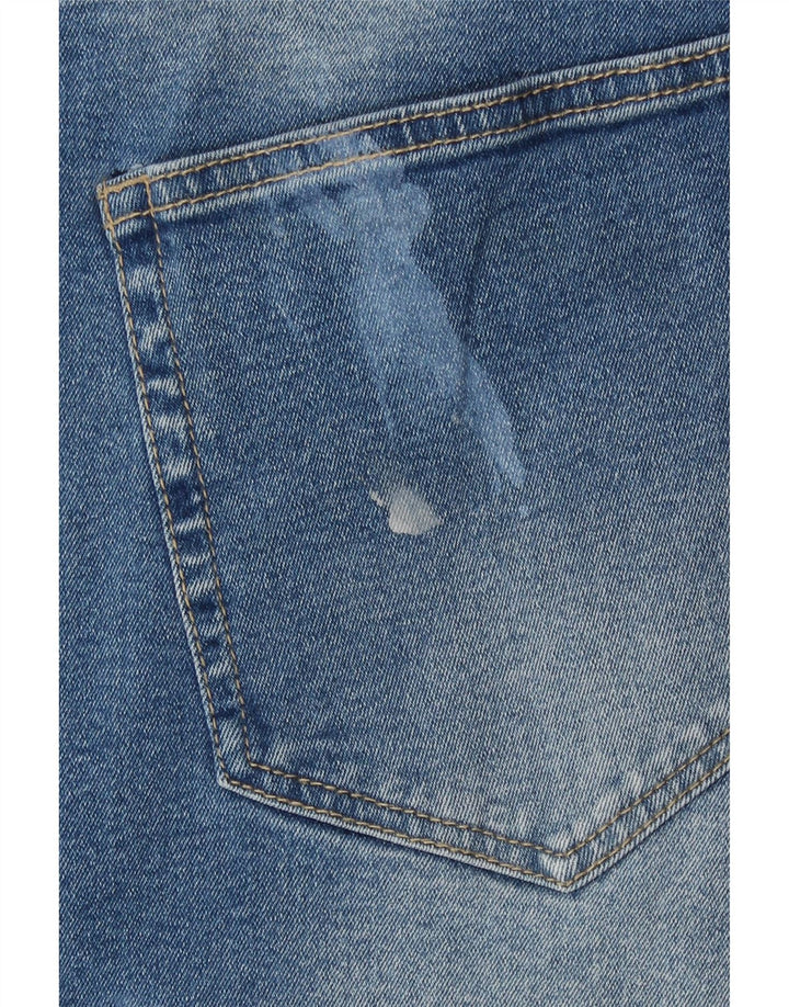 French Connection Jean Slim Homme W32 L32 Bleu Coton