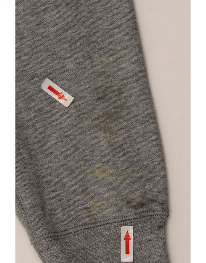 Nike Pull à capuche graphique en coton moucheté gris moyen pour homme