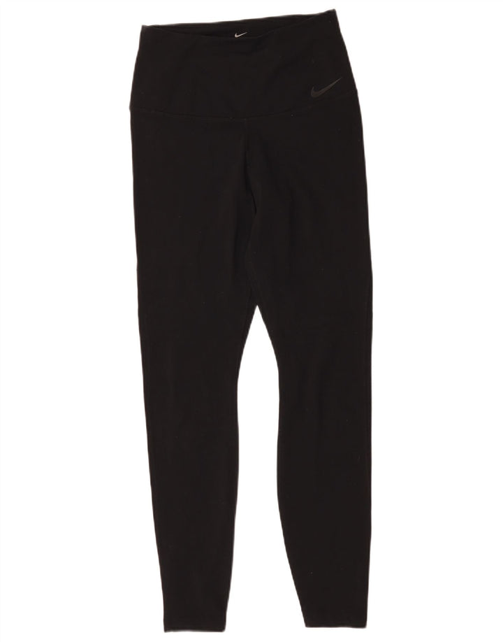 Nike Legging Dri Fit pour femme UK 12 Nylon noir moyen