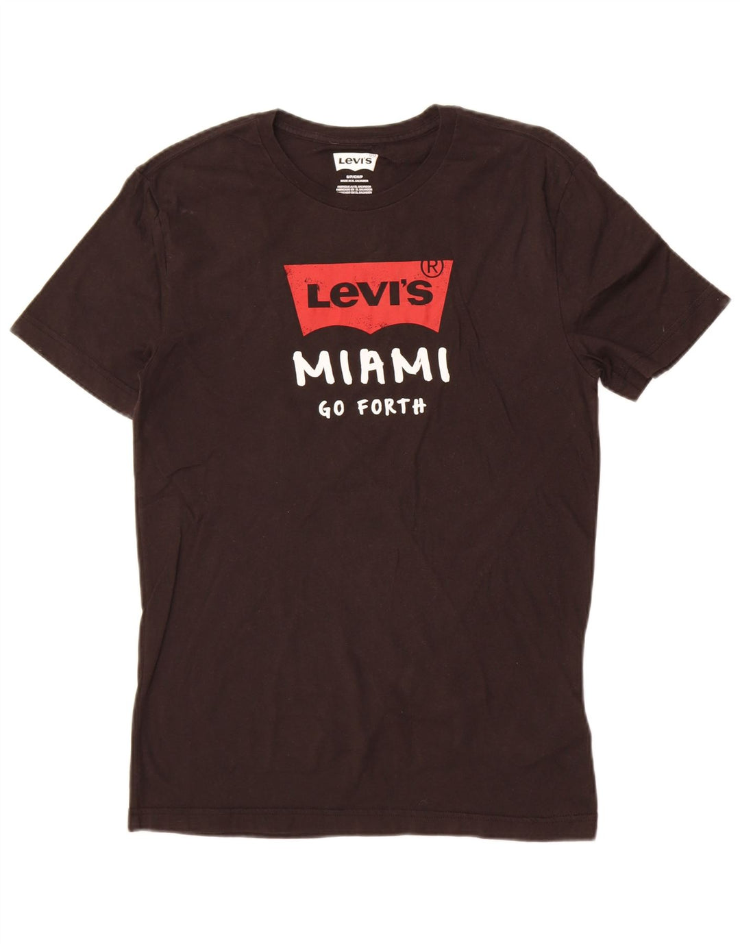 Levi's Tee-Shirt Miami Graphic Homme Noir Petit Coton