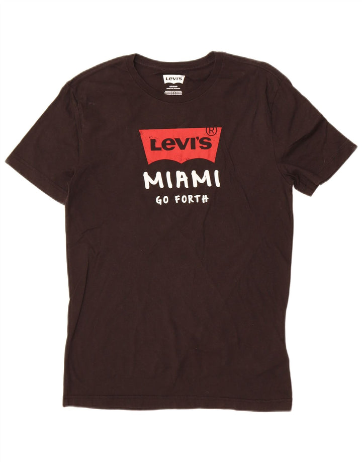 Levi's Tee-Shirt Miami Graphic Homme Noir Petit Coton