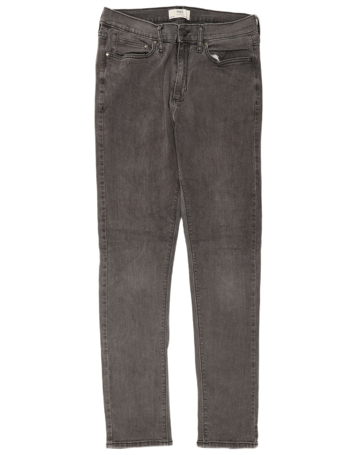 Marks & Spencer Jean Slim Homme W34 L33 Gris Coton