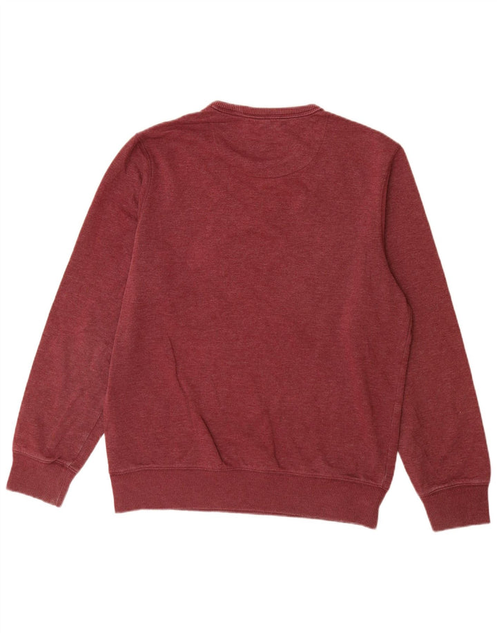 Marks & Spencer Sweat-shirt pour homme en coton bordeaux moyen
