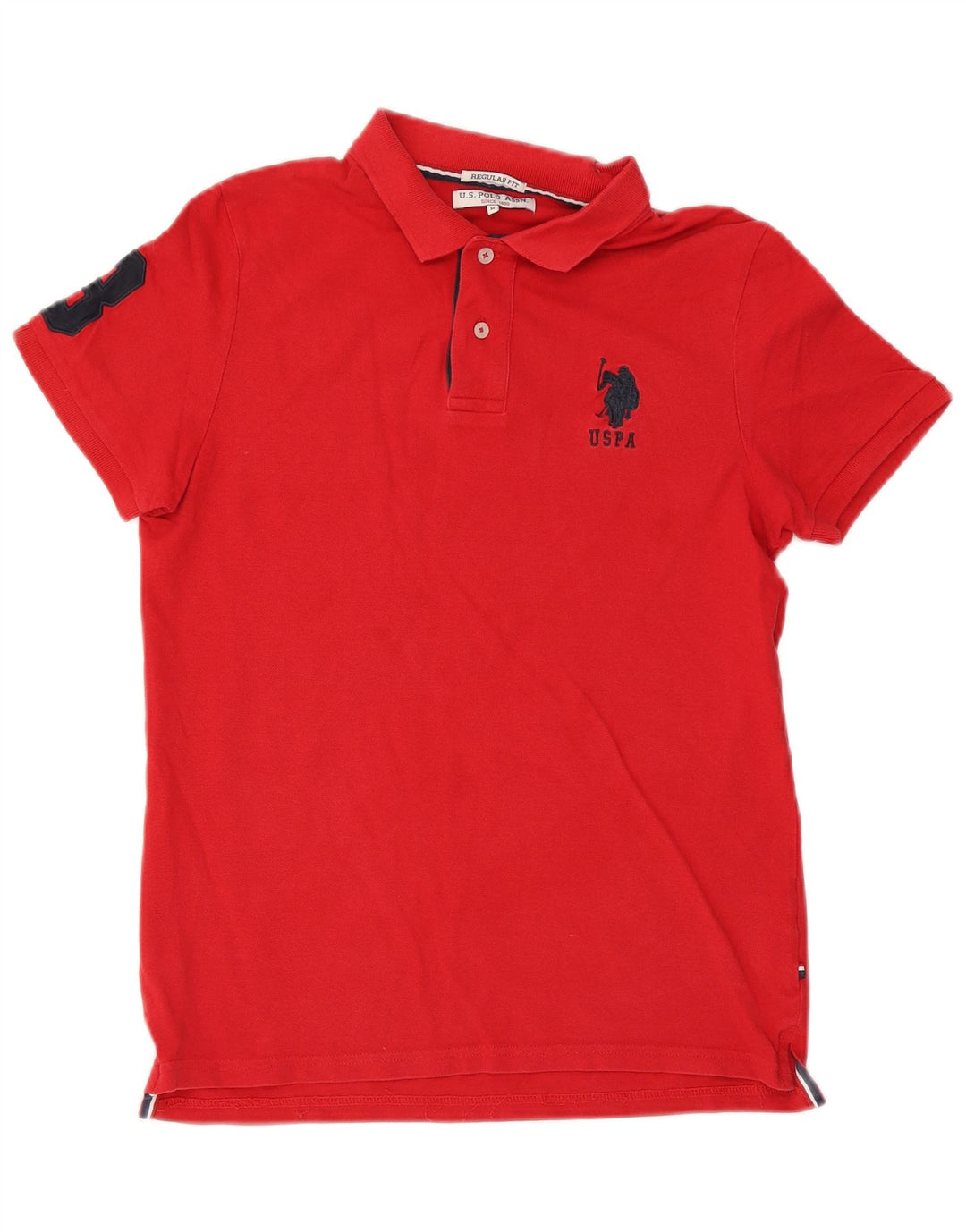U.S. Polo Assn. Chemise Regular Fit Graphique Coton Rouge Moyen Homme