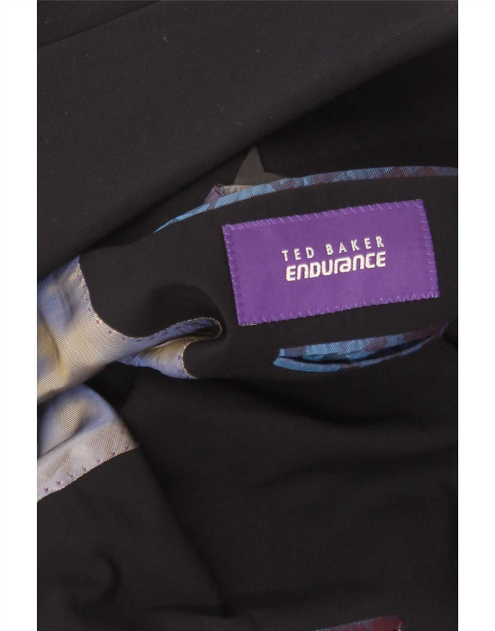 Ted Baker Veste blazer à 2 boutons pour homme UK 38 Bleu marine moyen