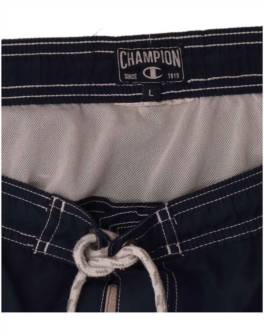 CHAMPION Short de Bain Homme Large Bleu Marine Colourblock