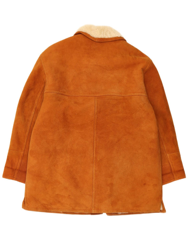 Fibok Veste en peau de mouton pour femme IT 44 Marron moyen