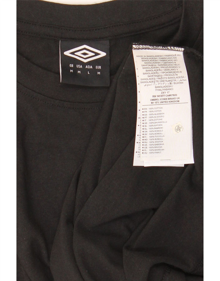 Umbro T-Shirt Homme Noir Moyen Coton