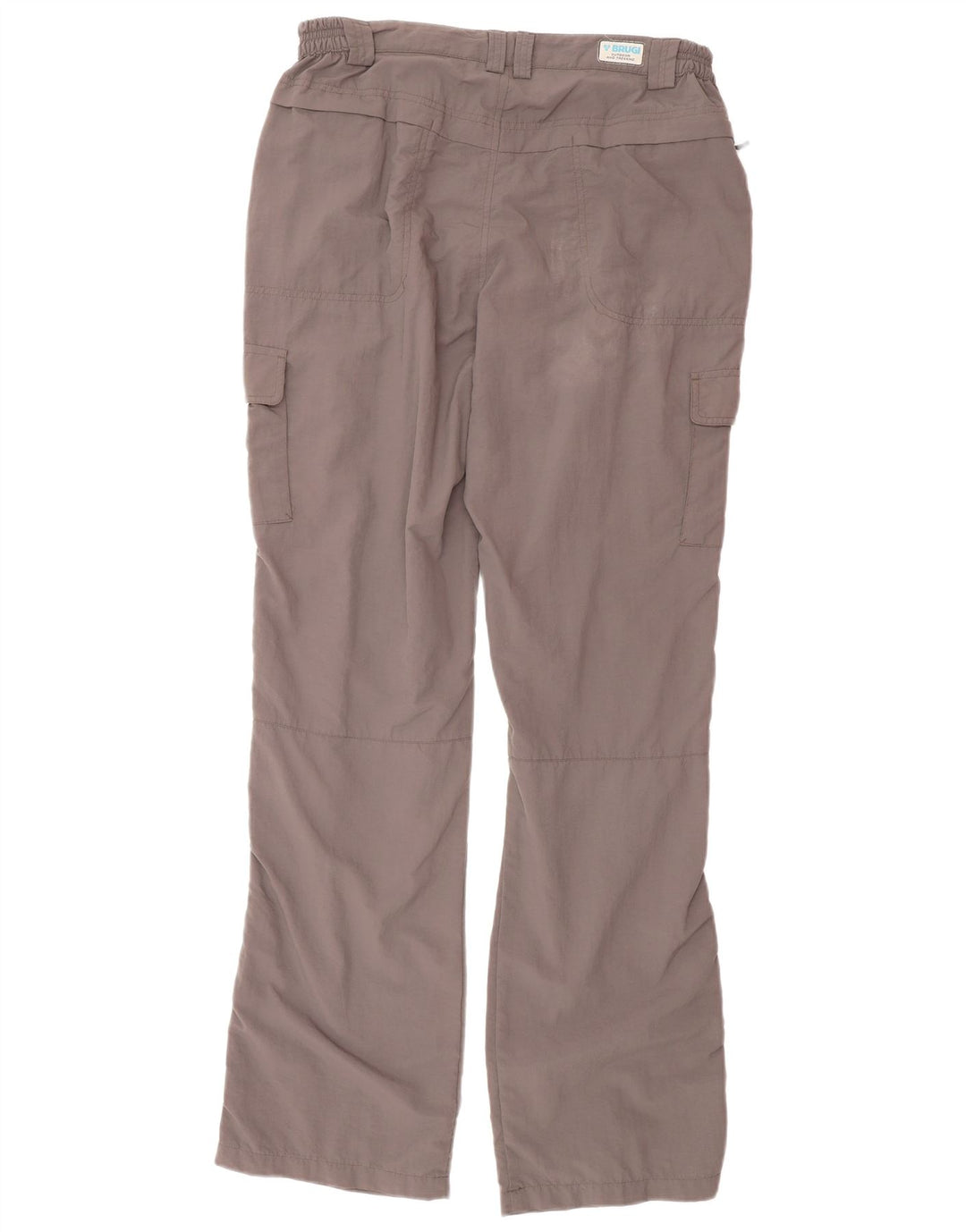 Brugi Pantalon Cargo Droit Homme W34 L34 Gris Polyamide