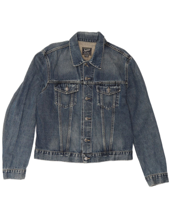 Gas Veste en Jean Femme UK 18 XL Bleu