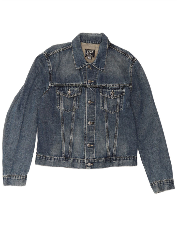 Gas Veste en Jean Femme UK 18 XL Bleu