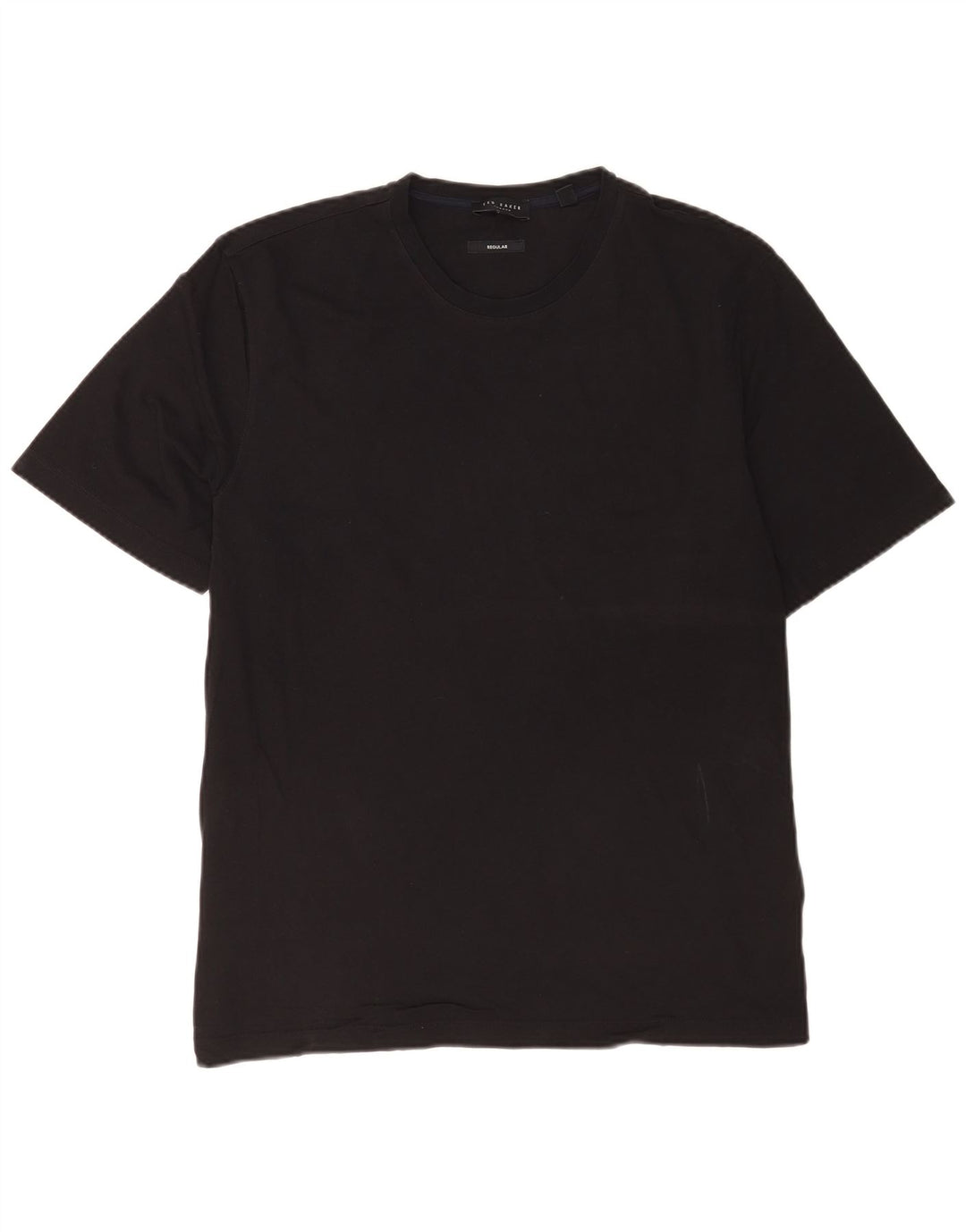 Ted Baker T-shirt régulier pour hommes, taille 4, grand, en coton noir