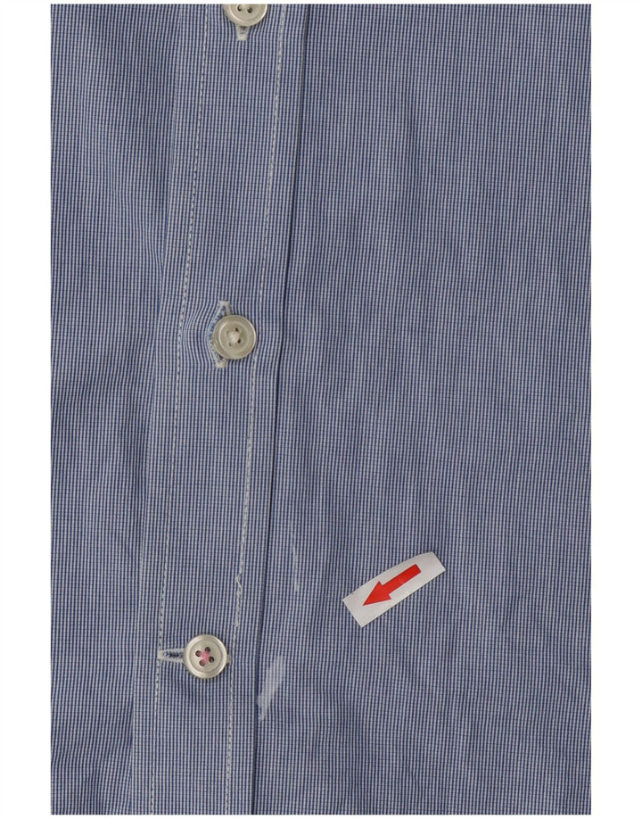 Superdry Chemise Homme Bleu Moyen Carreaux Coton