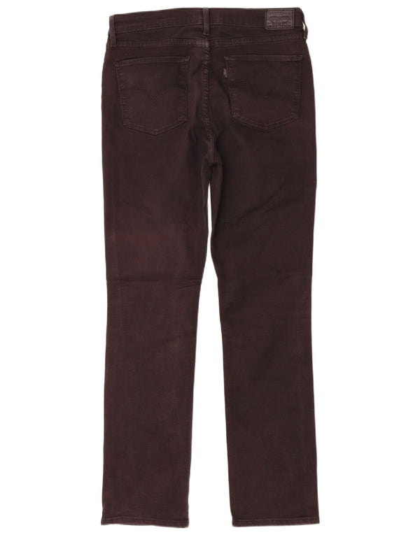 Levi's Jean Droit 724 Taille Haute Femme W31 L30 Coton Noir