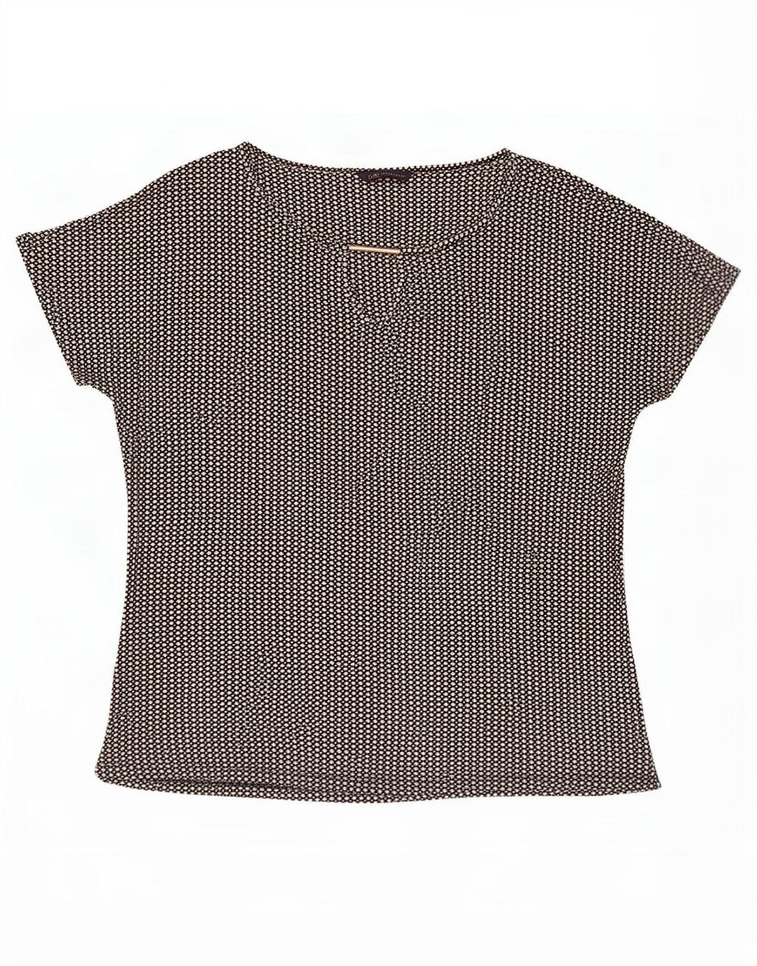 Marks & Spencer Chemisier pour femme UK 44 Large Viscose à pois noirs