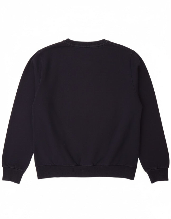 BIKKEMBERGS Sweat-Shirt Graphique Garçon 15-16 ans Bleu Marine Coton