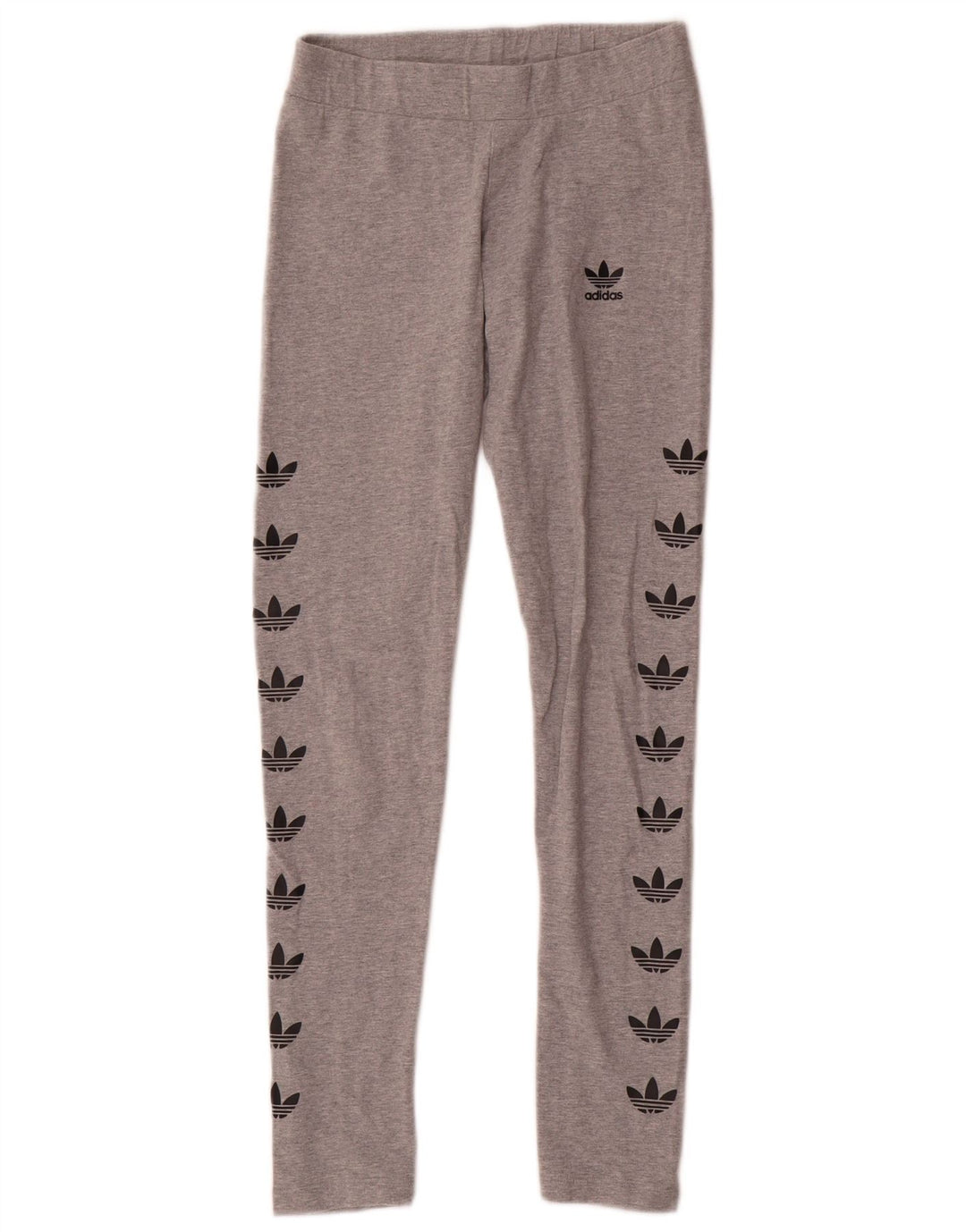 Adidas Leggings graphiques pour femmes UK 8 petit coton gris