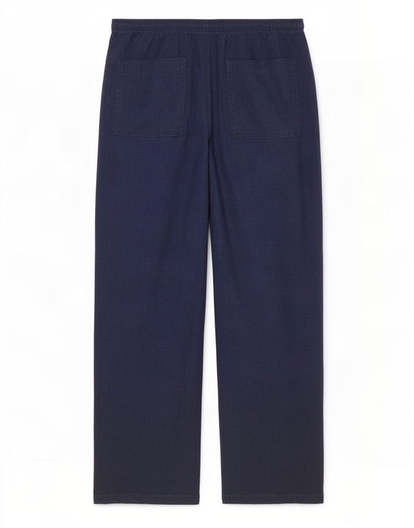 Marks & Spencer Pantalon court pour femme UK 14 Large W32 L26 Bleu marine
