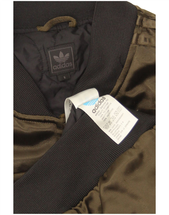 Adidas Veste Varsity Homme UK 36 Petit Kaki Polyamide