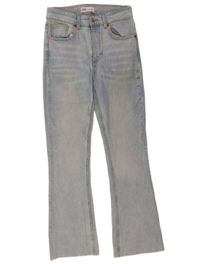 Zara Jean évasé pour femme EU 38 Small W28 L27 Bleu