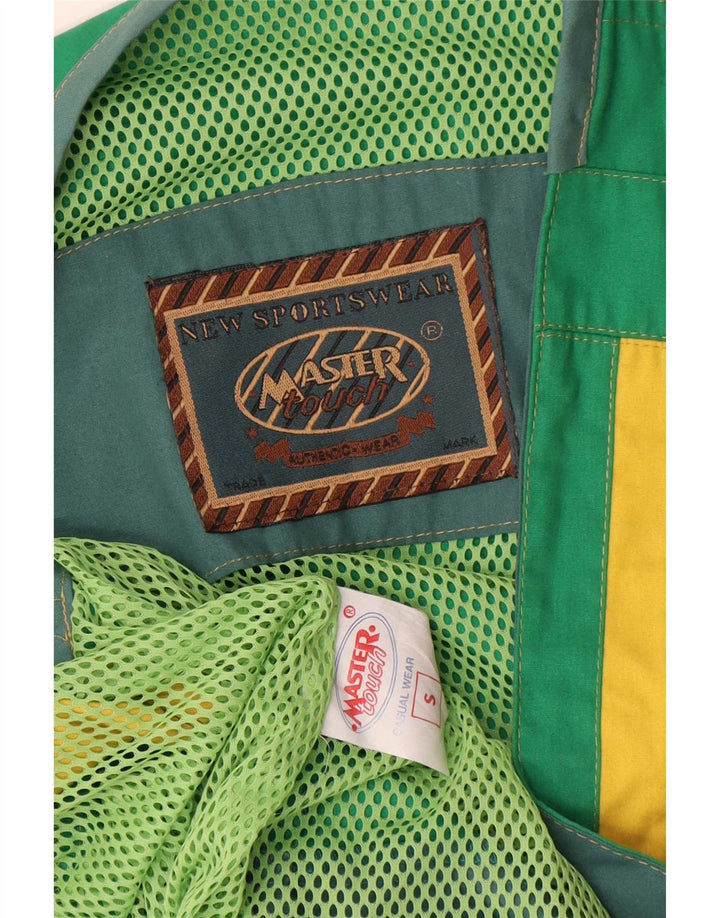Master Gilet Homme UK 40 Grand Coton Colorblock Vert