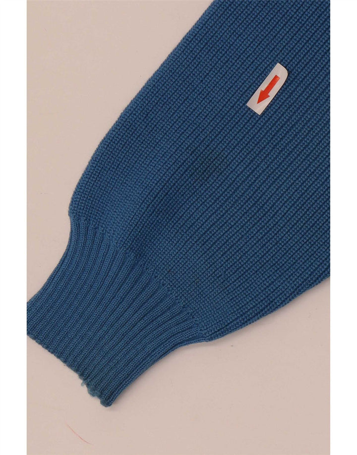 Navigare Pull à col zippé pour homme, grand bleu