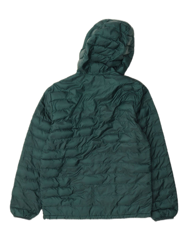 Levi's Veste matelassée à capuche pour hommes UK 36 Small Vert Polyester