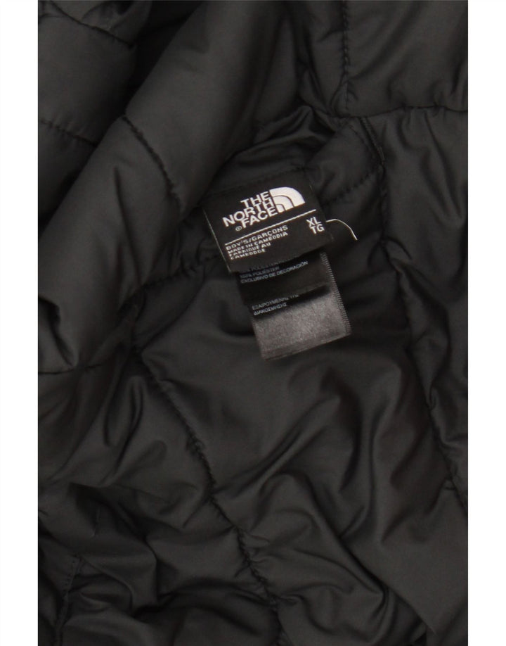 The North Face Veste matelassée réversible à capuche pour garçon 14-15 ans XL Noir