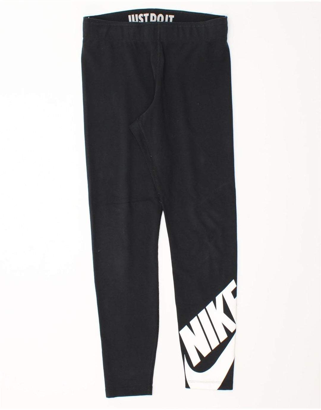 Nike Legging graphique pour femme UK 10 Petit coton noir
