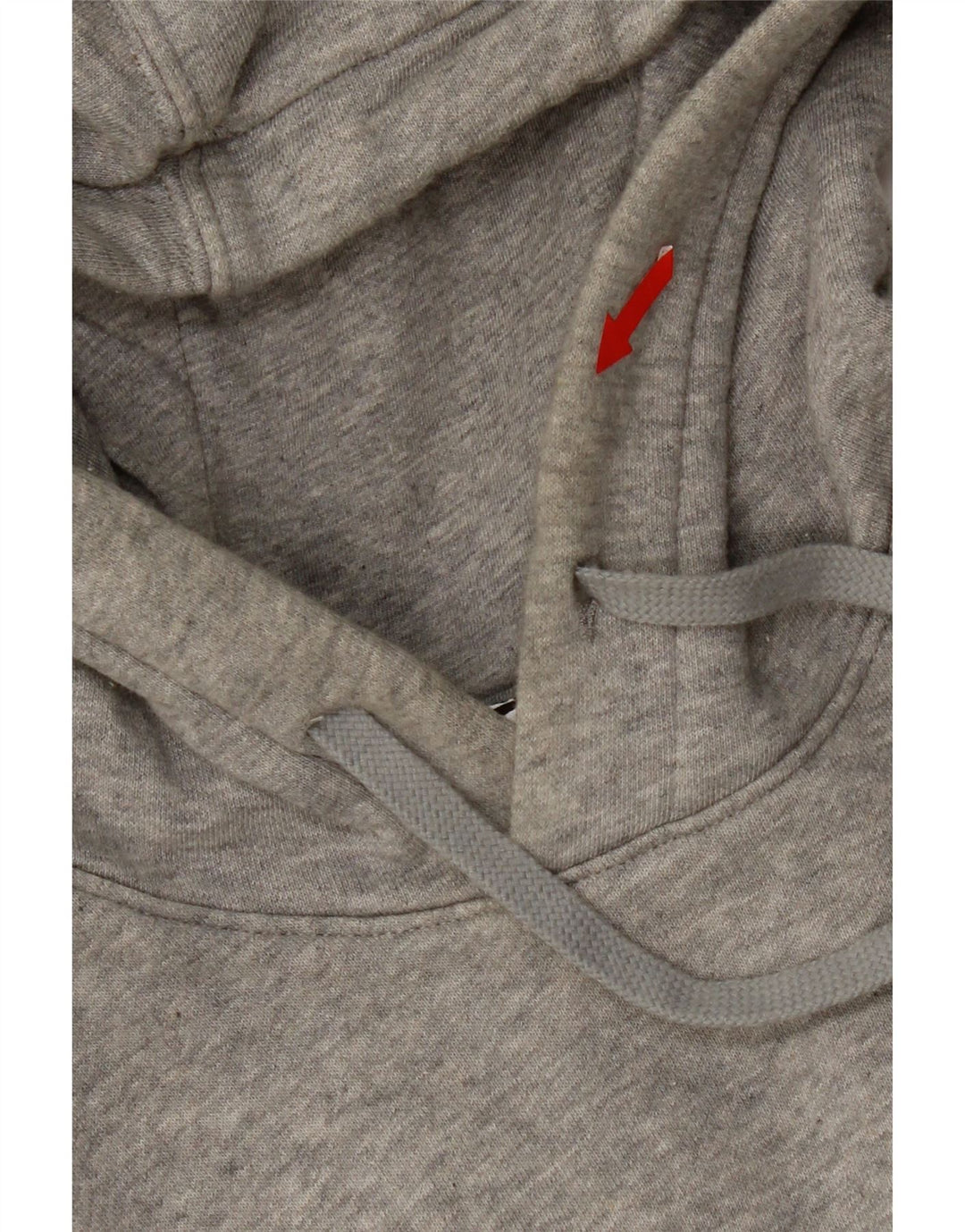 Nike Pull à capuche graphique en coton moucheté gris moyen pour homme