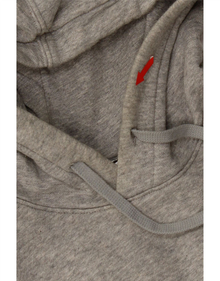 Nike Pull à capuche graphique en coton moucheté gris moyen pour homme