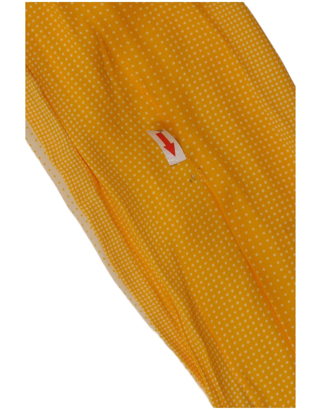 BARTH Femme Chemisier IT 48 XL Soie Tachée Jaune