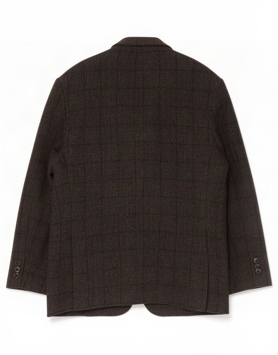 Marks & Spencer Veste blazer Harris Tweed pour homme UK 42 Grand carreaux kaki