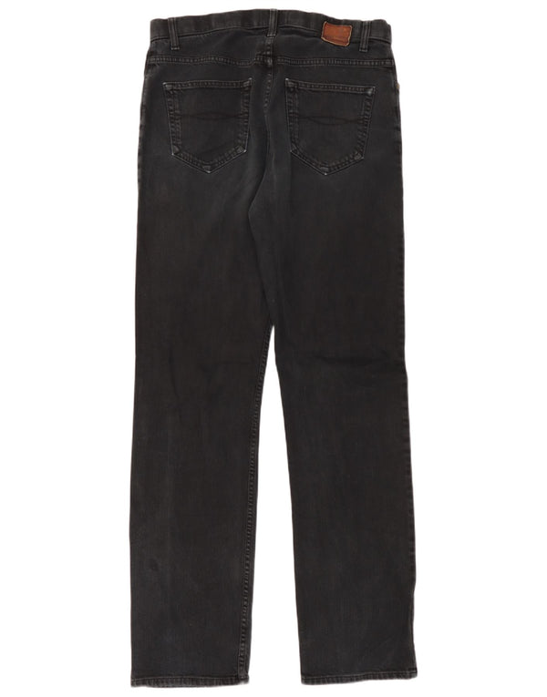Marks & Spencer Jean droit bleu Harbor pour homme W34 L35 coton noir
