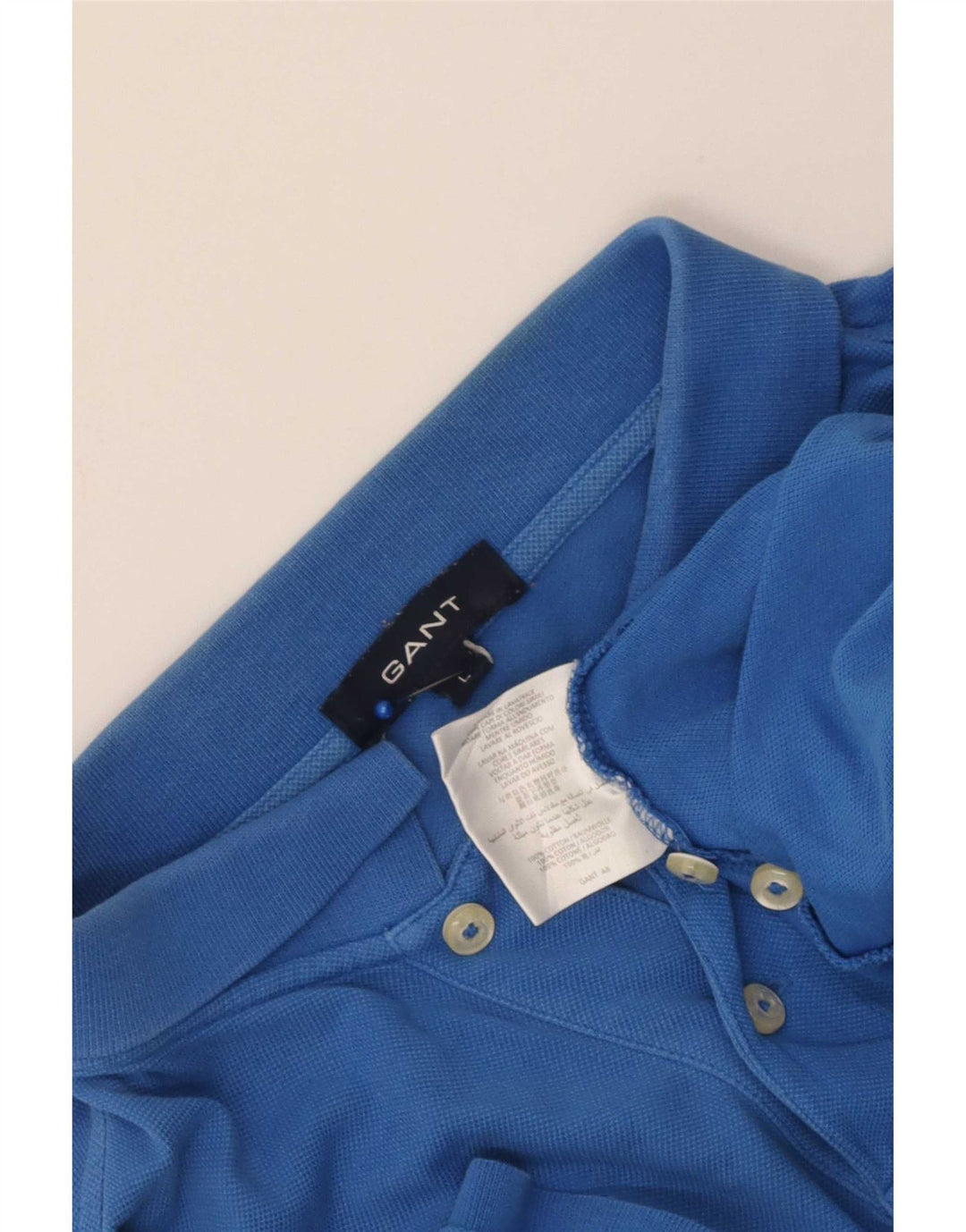 Gant Polo Homme Grand Bleu Coton