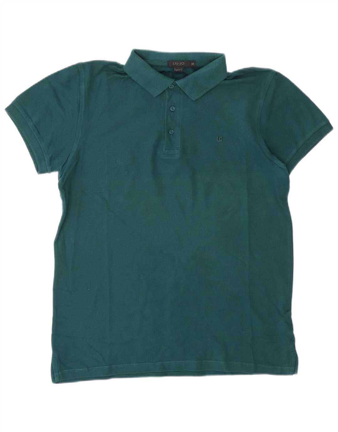 LIU JO Polo Regular Fit Homme Vert Moyen Coton