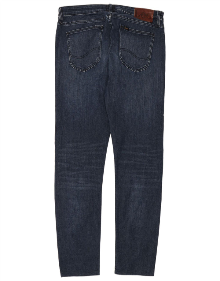 Lee Jean Slim Malone Homme W34 L34 Bleu Marine Coton