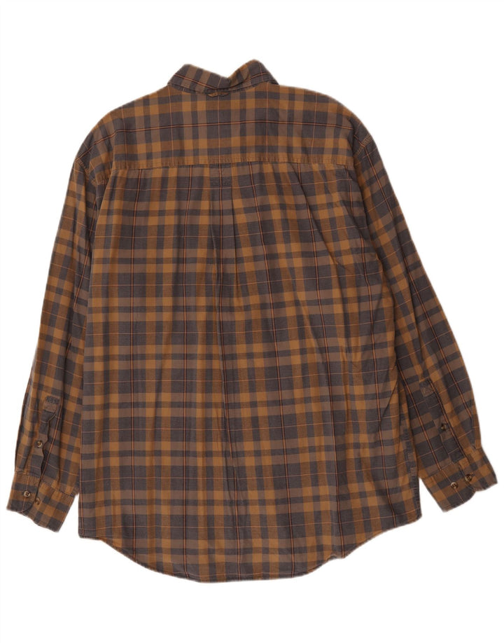 Timberland Chemise Homme Marron Moyen Carreaux Coton