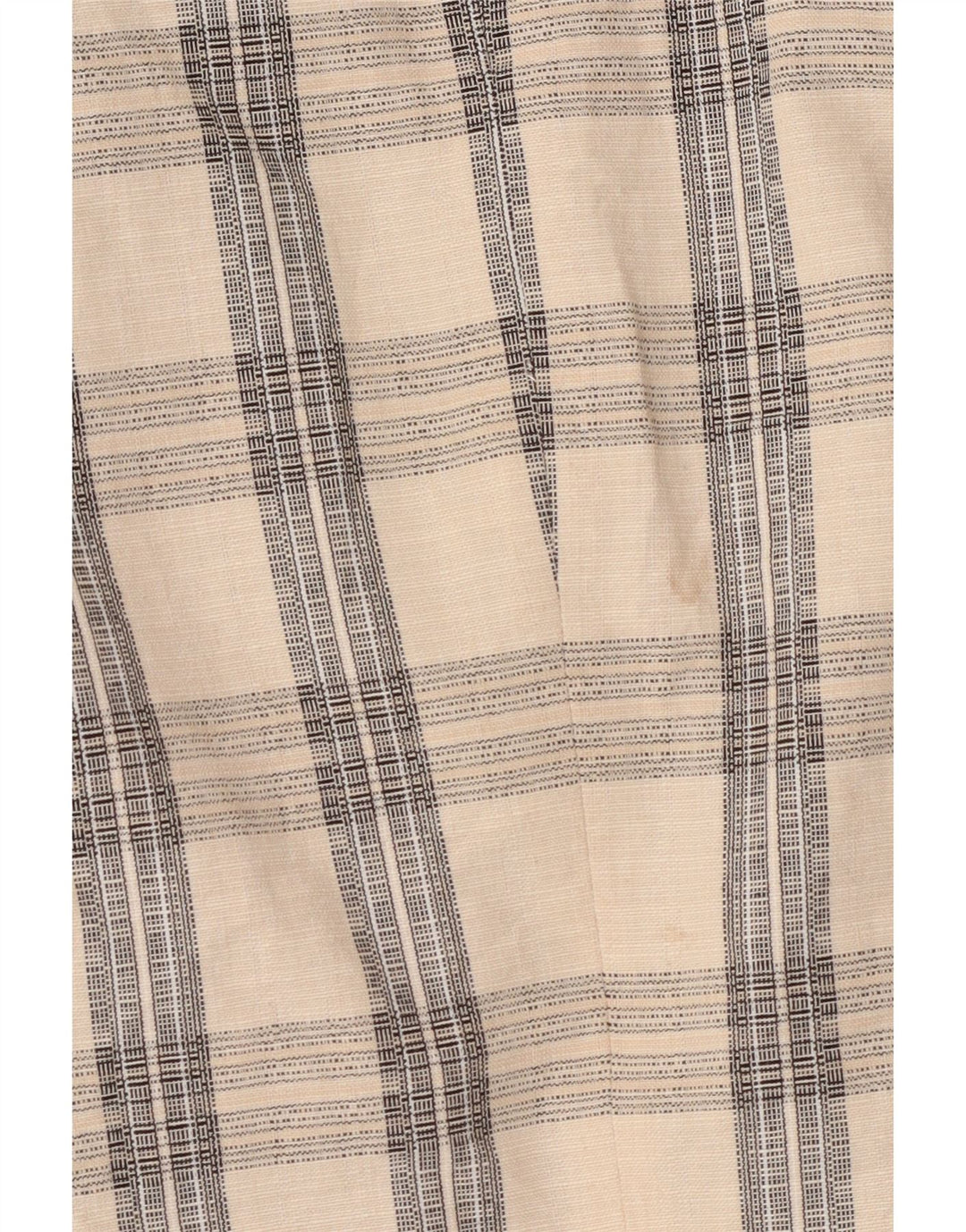 Zara Veste blazer à double boutonnage pour homme UK 38 en acétate à carreaux beige moyen