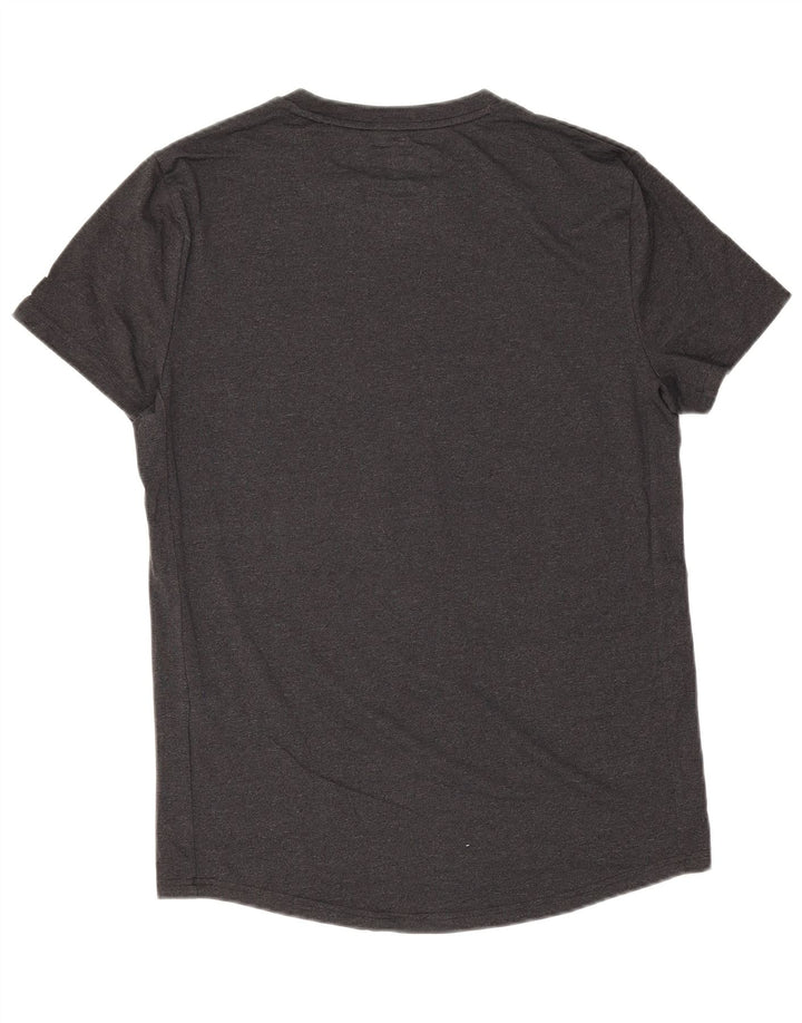 Superdry T-Shirt Graphique Homme Gris Moyen Coton
