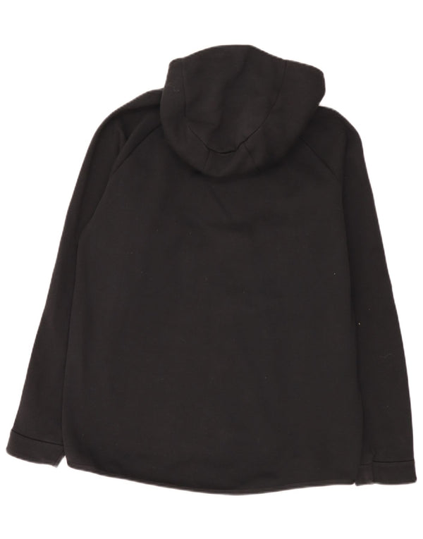 Nike Pull à capuche zippé pour homme Grand coton noir