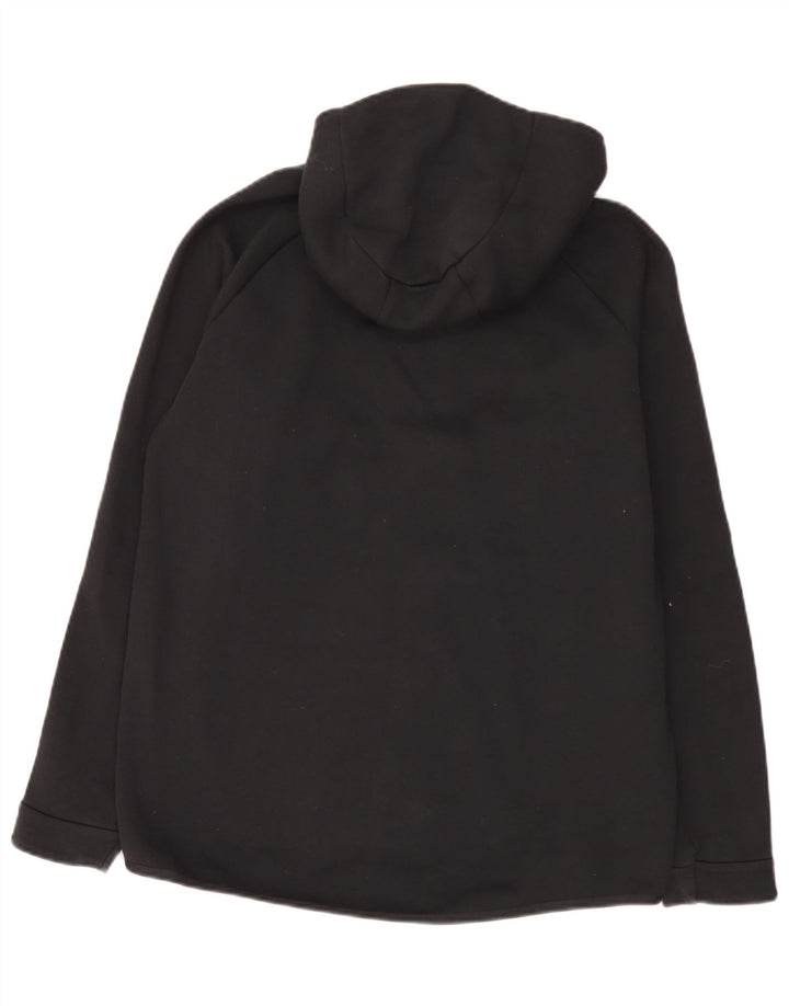 Nike Pull à capuche zippé pour homme Grand coton noir