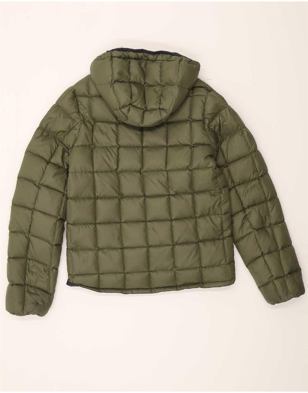 K-Way Veste matelassée réversible à capuche pour femme UK 14 Bleu marine moyen