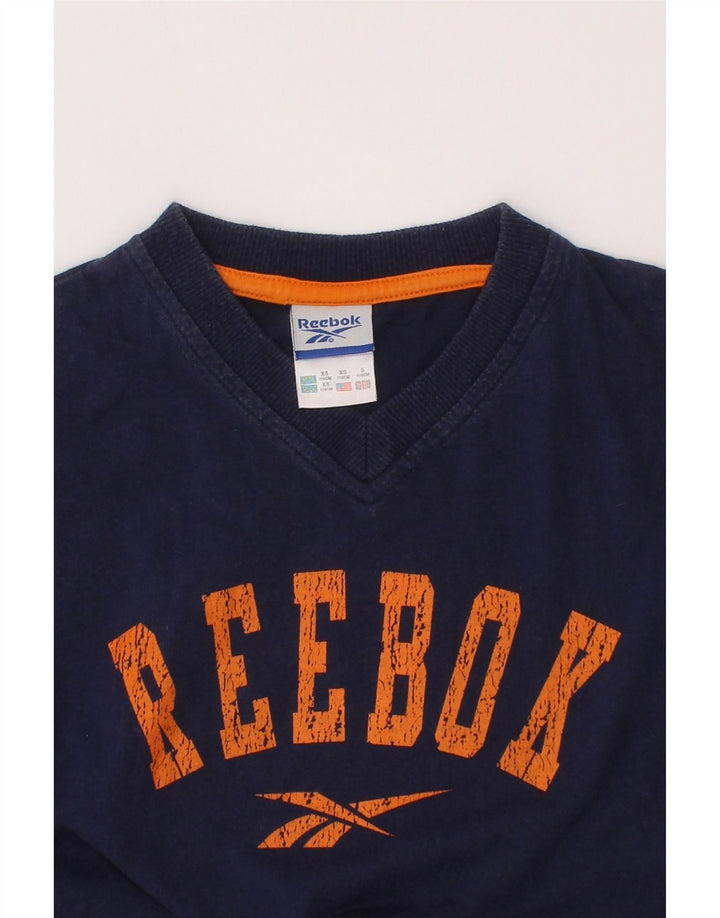 Reebok T-shirt graphique garçon 5-6 ans bleu marine