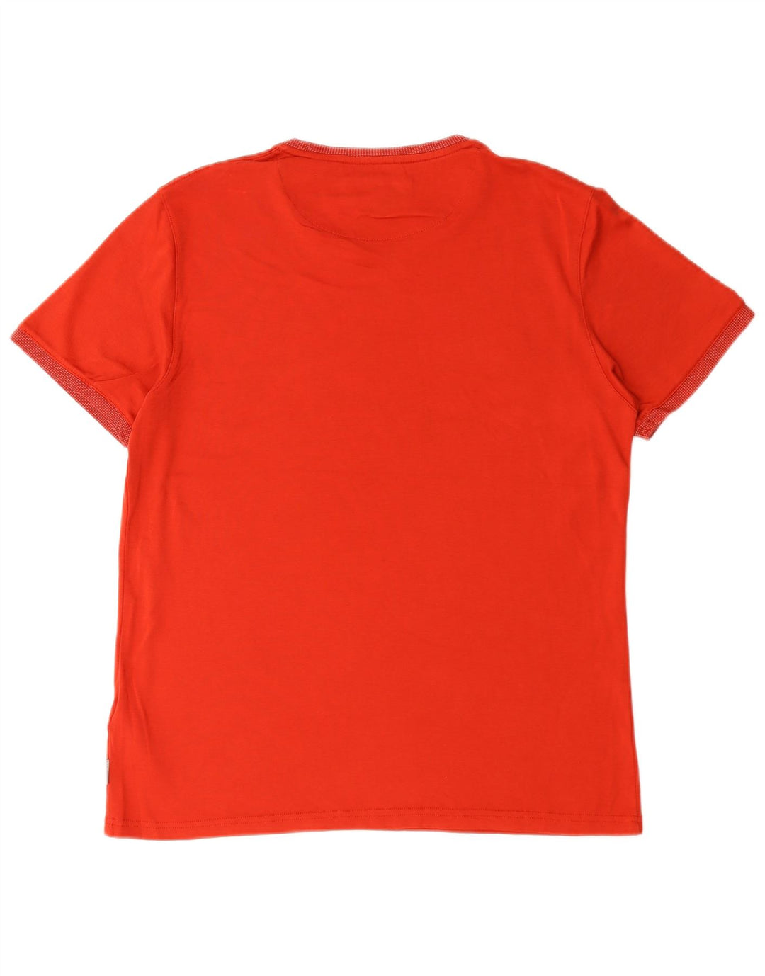Ted Baker T-Shirt Homme Taille 4 Grand Rouge Coton