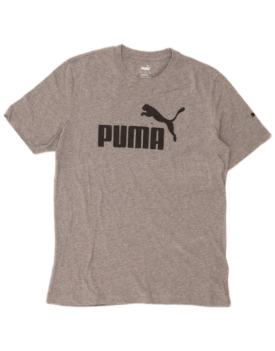 Puma T-Shirt Graphic Homme Gris Moyen Coton