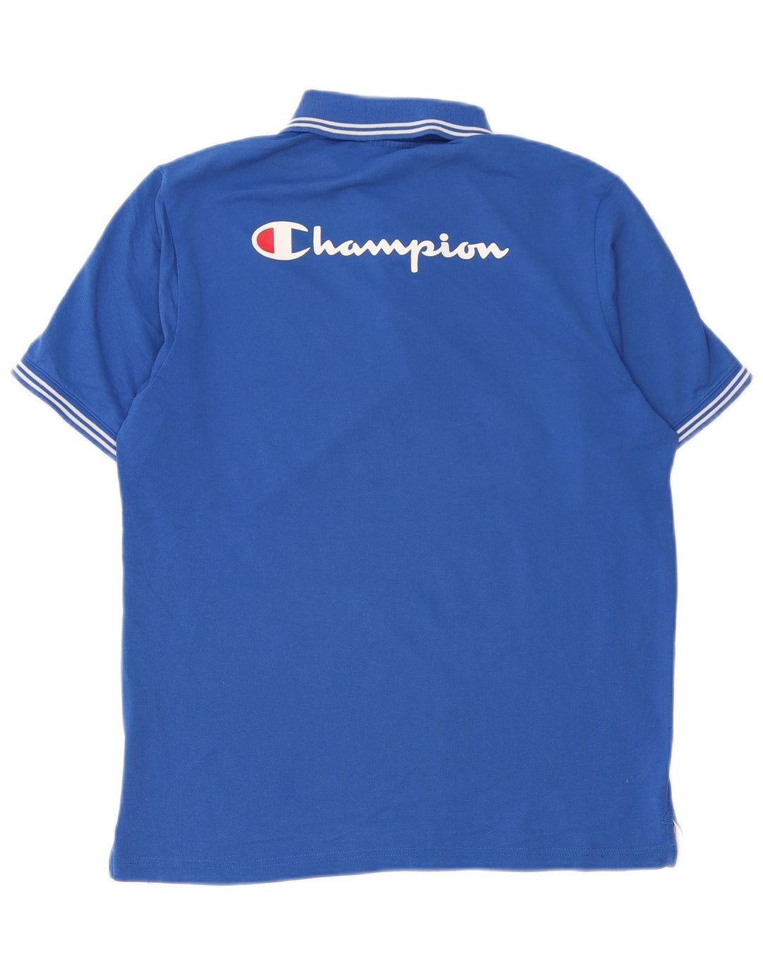 Champion Polo Graphique Homme Grand Bleu